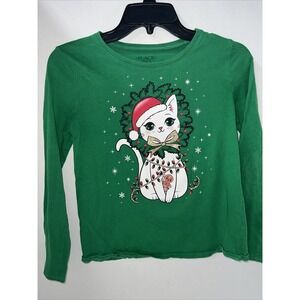 Childrens Place Shirt Youth XL Green Long Sleeve T Shirt